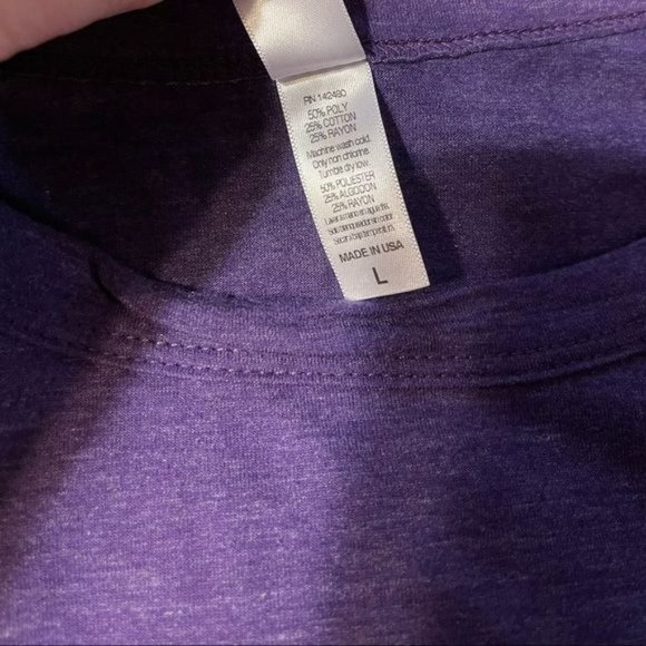 Purple Crop Top NWOT - Picture 3 of 4